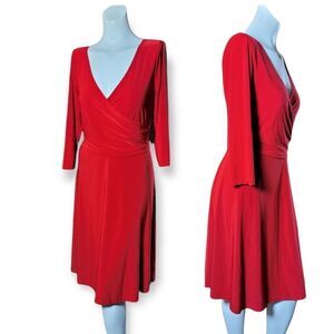 Host Pick Sunny 70's Disco Dress Vintage 2X Stretchy